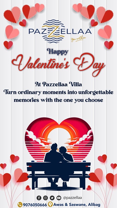 Pazzellaa Villa — Valentine’s Day 2026 campaign creative